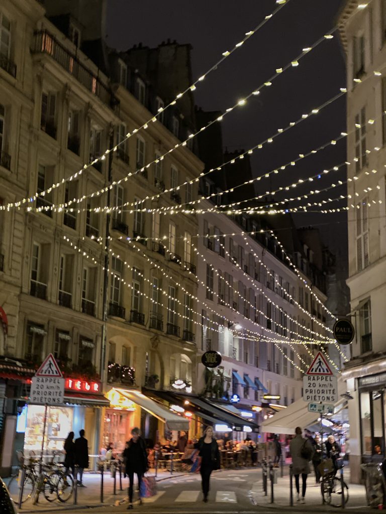 Christmas lights in Paris