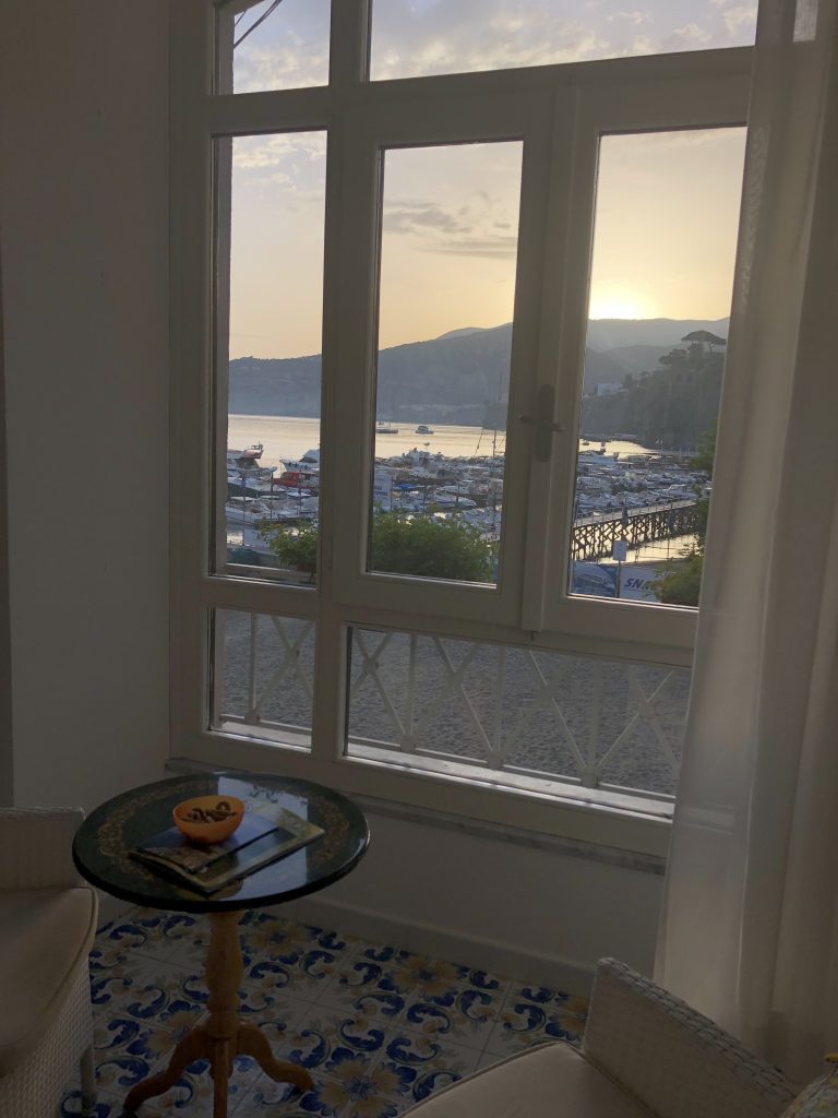 My room with a view in Sorrento, Italy