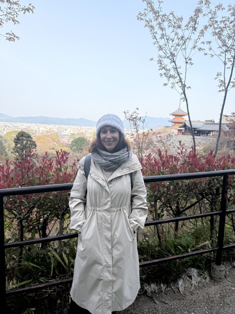 Kiyomizu-dera Temple has amazing views any time of day, but especially at sunset