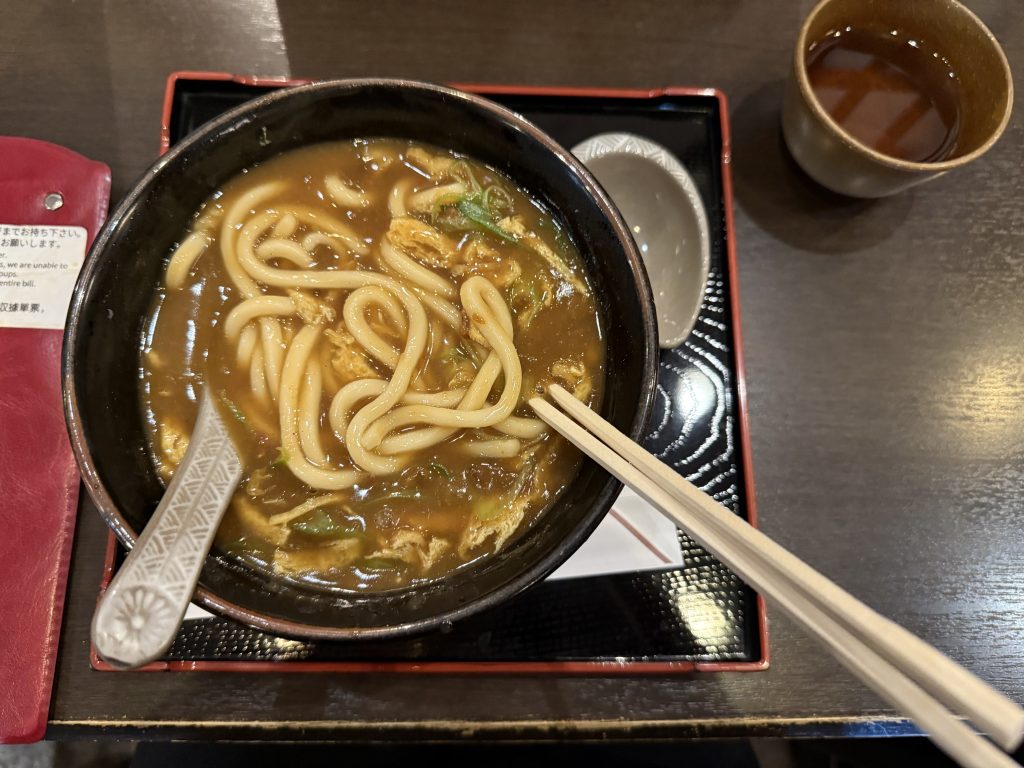 On the last of your 4 days in Kyoto, find your favorites and enjoy - like me and this curry udon!