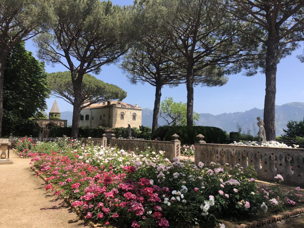 Gorgeous garden views at Villa Cimbrone in Ravello Italy