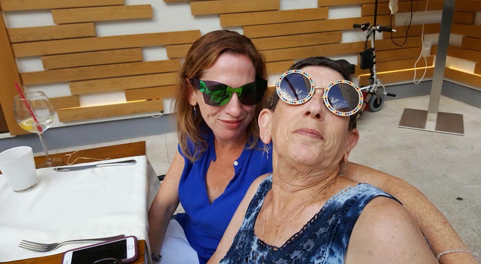 Mom and I, letting loose and having fun in Croatia