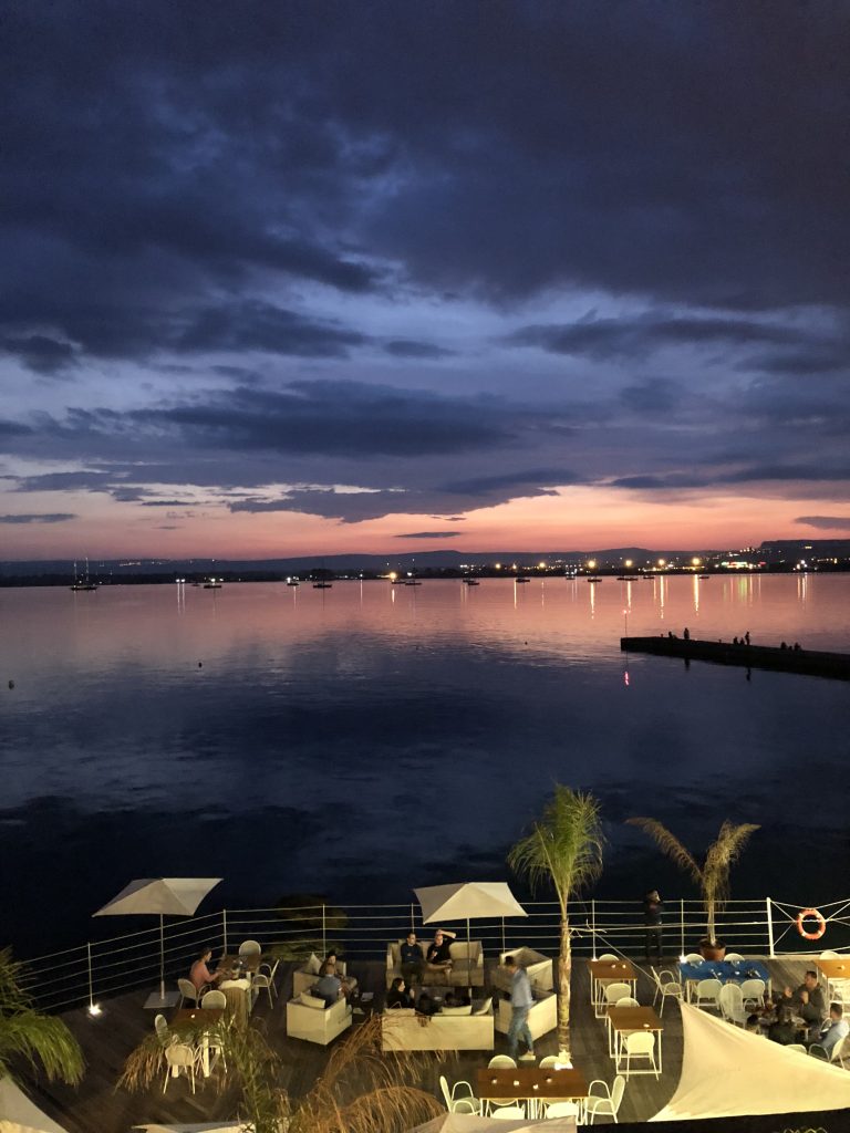 Sunset views from Ortigia Island in Sicily, Italy - a great stop on any Italy itinerary