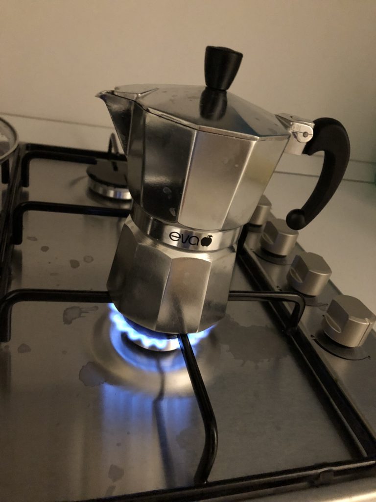 My moka pot ritual every morning during my 3 weeks in Sicily