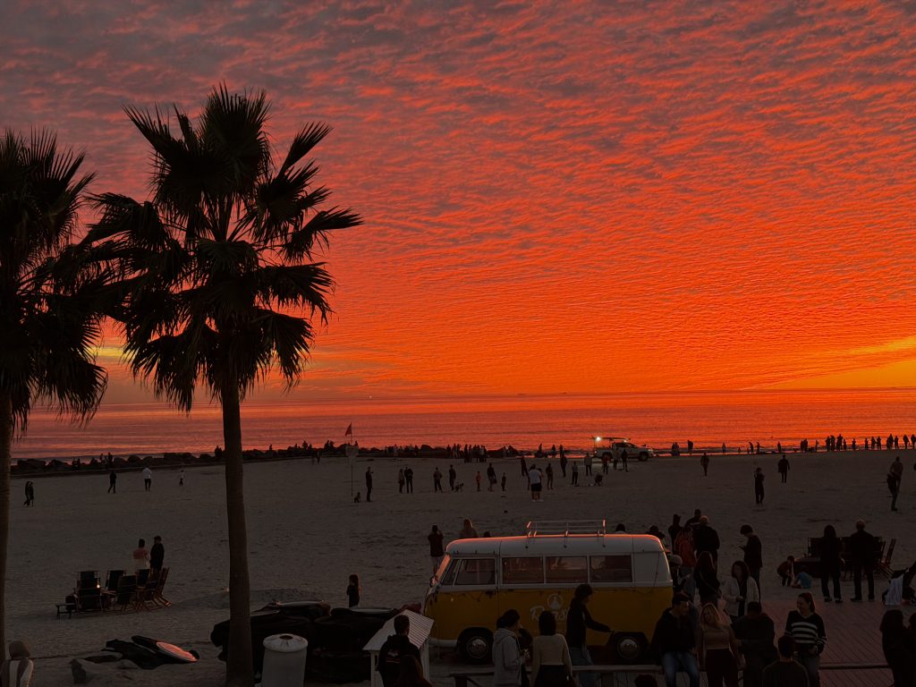 Sunset on Coronado Island, an easy day trip from San Diego