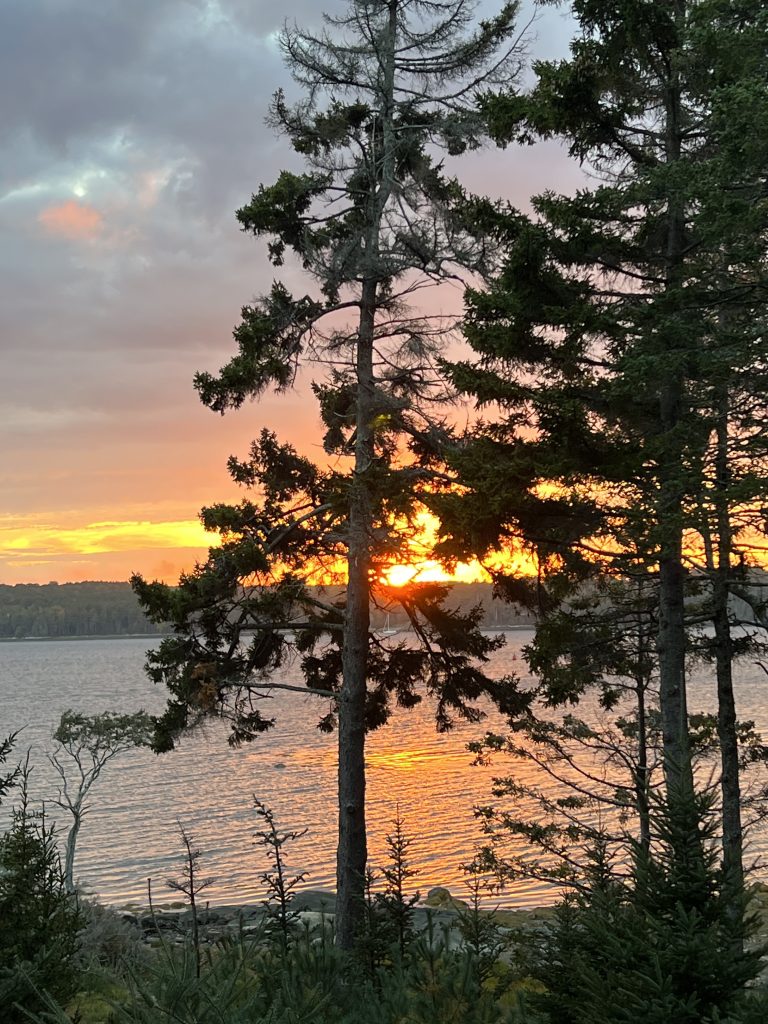 Sunset in Maine
