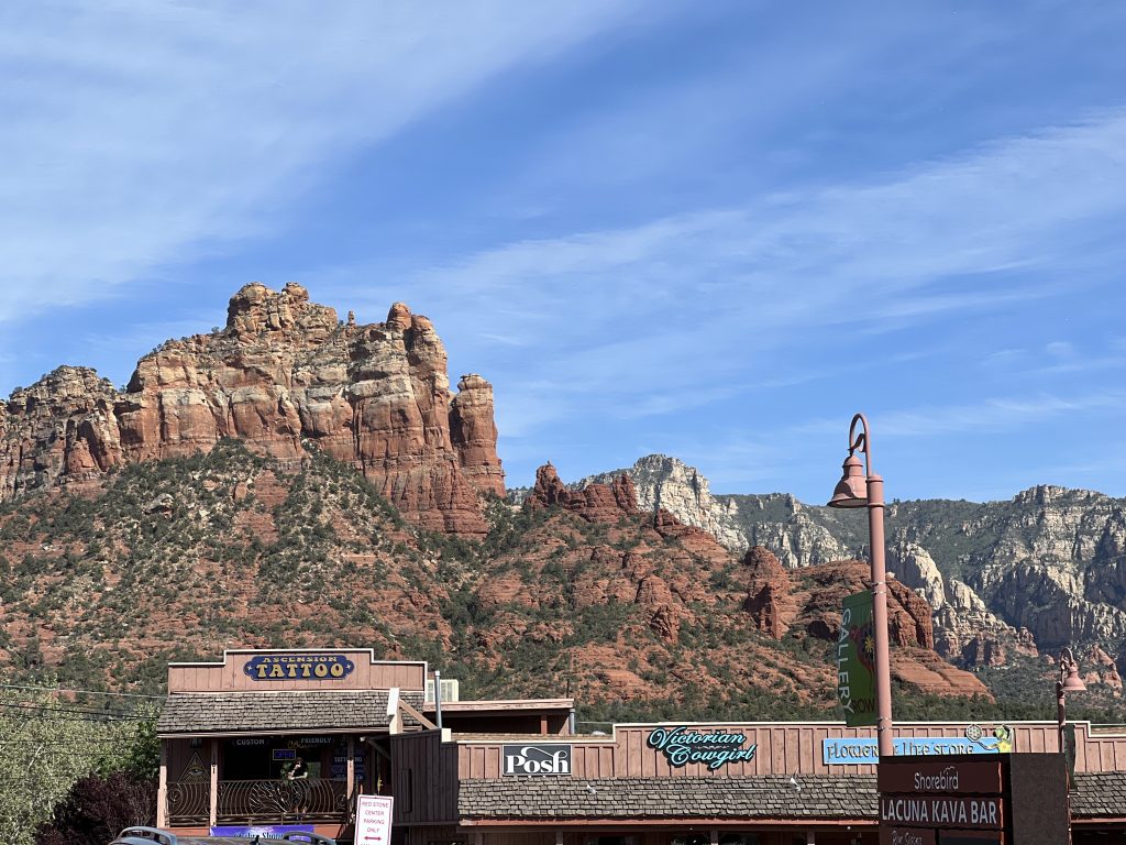Downtown Sedona is walkable and great for a solo fall getaway 