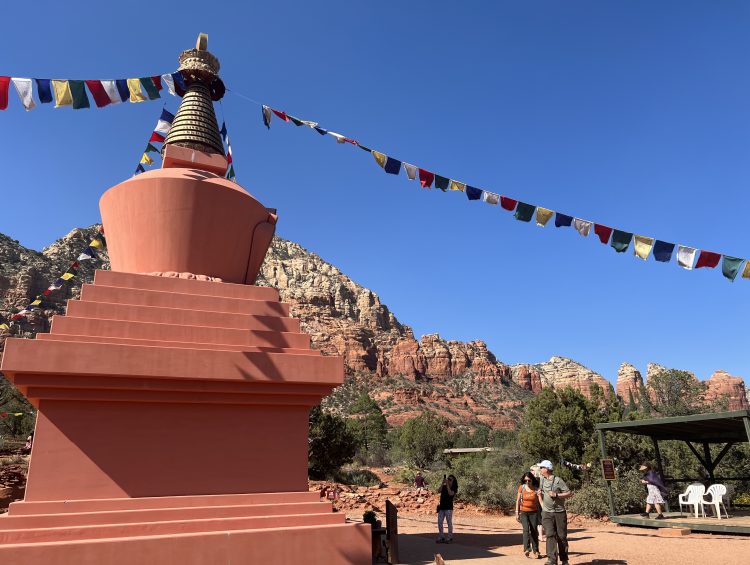 Sedona Buddha Stupa, a great place for solo travel in your 50s