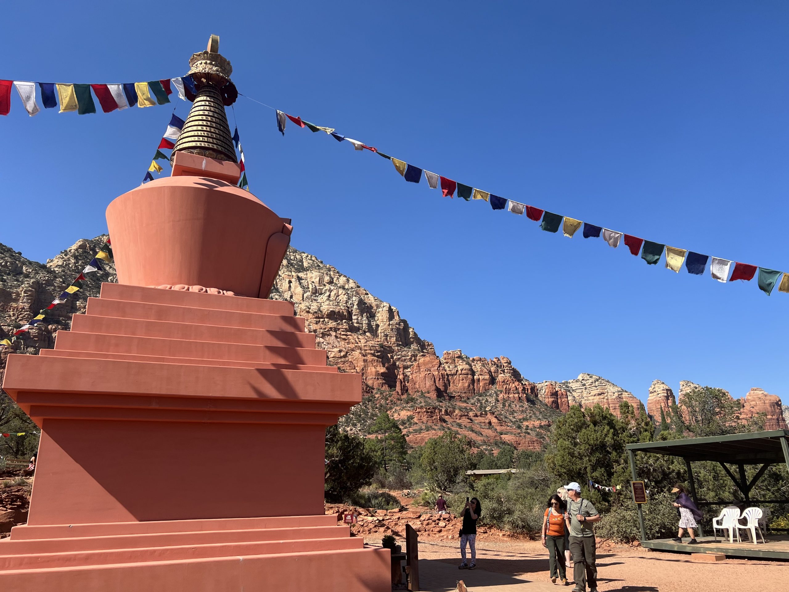 Sedona Buddha Stupa, a great place for solo travel in your 50s