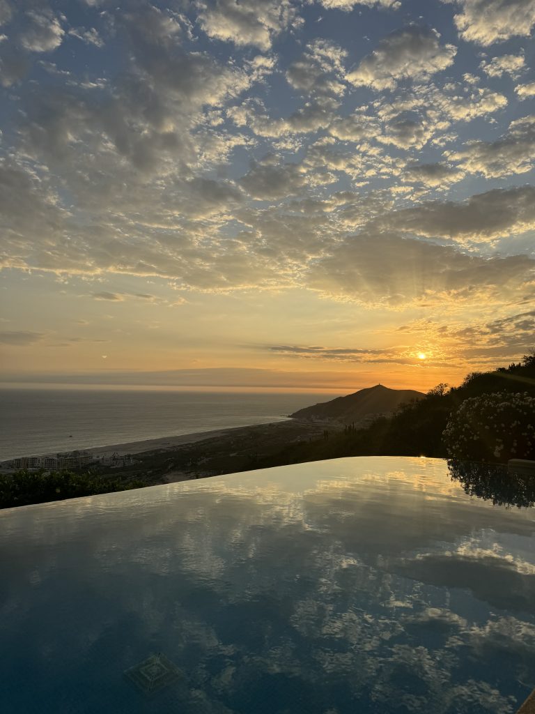 Views from my villa in Cabo, great for solo travel in your 50s