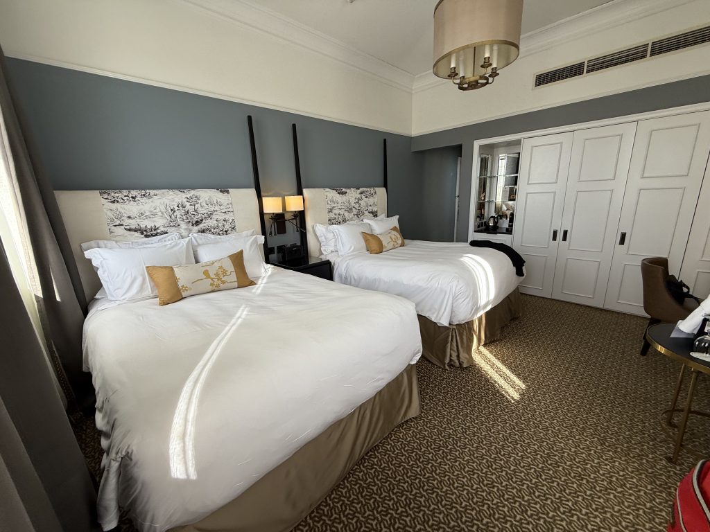 Upgraded room in Bath, England because we worked with a travel advisor