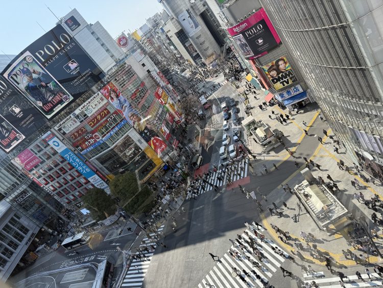 Shibuya Crossing during a 3 day Tokyo itinerary