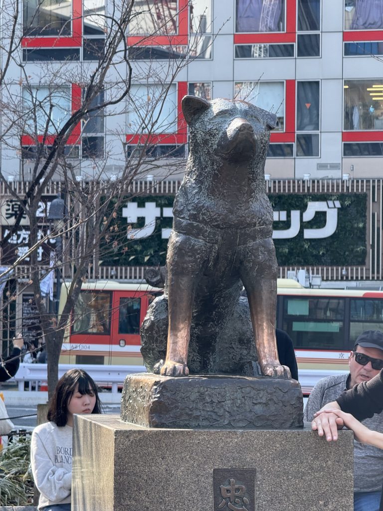 Hachiko Statue in Tokyo, Japan