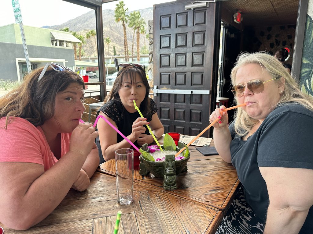 If you're looking for kitschy bars, choose Palm Springs vs Palm Desert for your girls trip