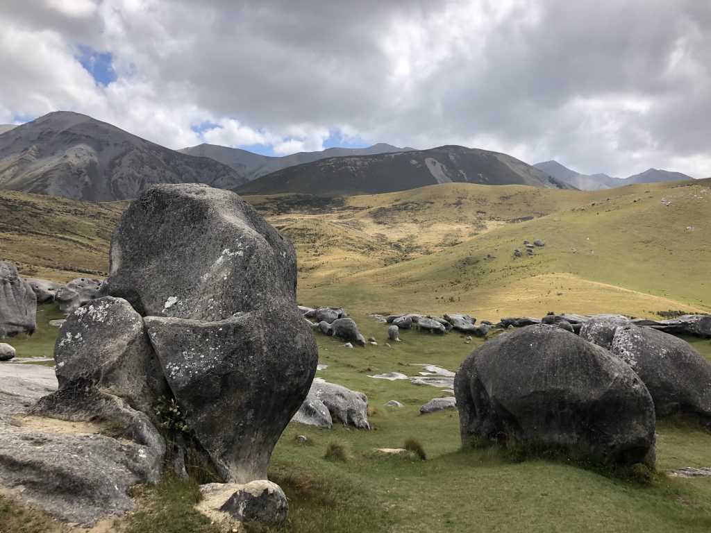 Boulders at Castle Rock dwarf our size