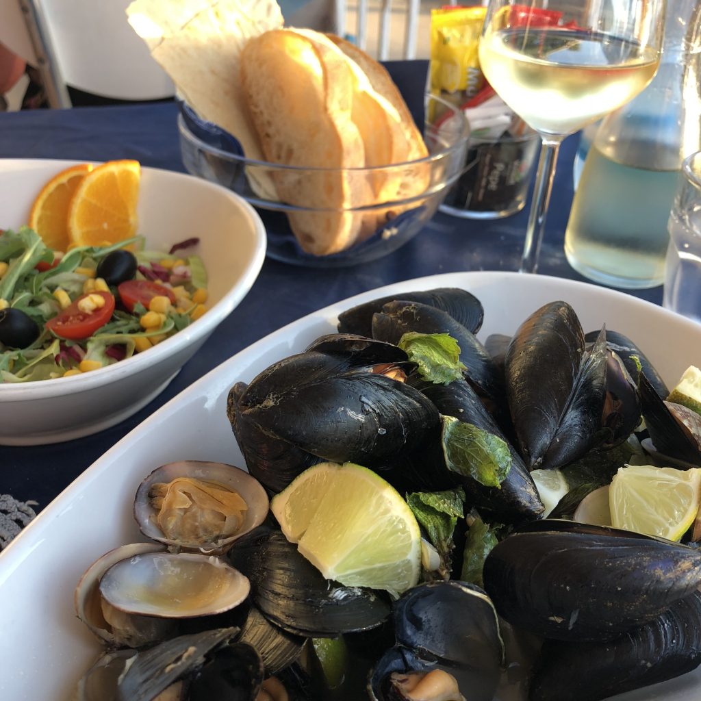 The Sardinian mojito mussels I still salivate over
